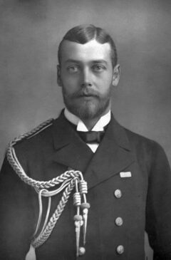George V, the 19th Prince of Wales (appointed 1901) around 1900.