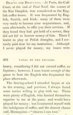 Henry Angelo: Reminiscences of Henry Angelo. Vol. II. 1830, page 361-362.