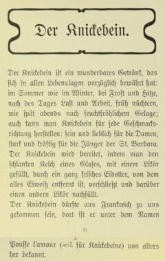 Anonymus: Bowlen und Pünsche zum Manöver- und Feldgebrauch der deutschen Armee. page 77-78.