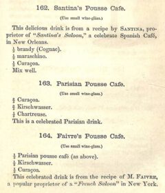 Jerry Thomas: How to Mix Drinks. 1862, page 65.