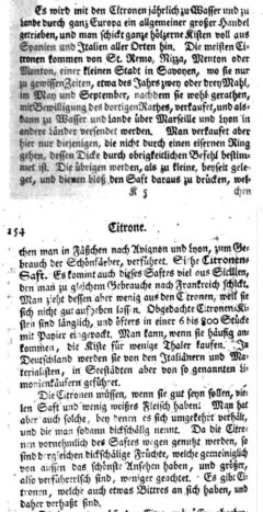 Johann Georg Krünitz: Oekonomische Encyklopädie. Achter Theil, Zweyte Auflage. 1785, page 153-154.