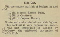 Robert Vermeire: Cocktails. How to Mix Them. 1922, page 44.